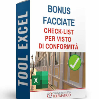 Tool Excel | Check-list Visto di Conformità Bonus Facciate