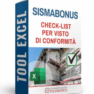 Tool Excel | Check-list Visto di Conformità Sismabonus