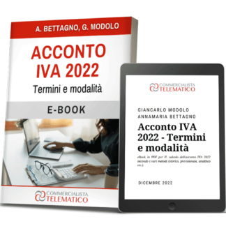 eBook | Acconto IVA 2022 – Termini e Modalità