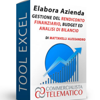 tool excel Gestione rendiconto finanziario, budget, analisi di bilancio