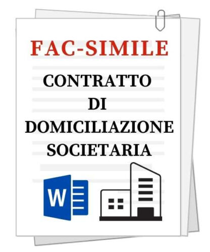 Fac-simile di contratto di domiciliazione societaria