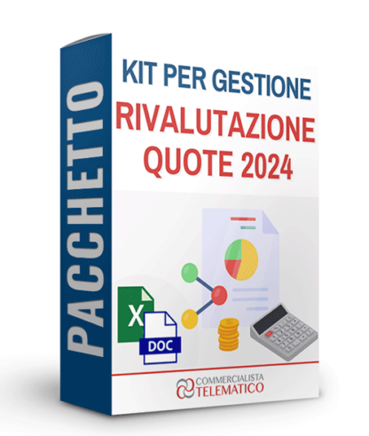 Pacchetto | Rivalutazione Quote societarie – 2024