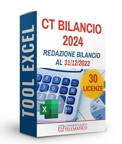 ct bilancio per redazione bilancio al 31/12/2023 30 licenze