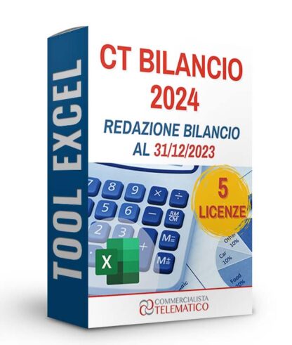 ct bilancio per redazione bilancio al 31/12/2023 5 licenze