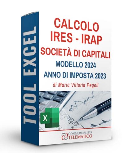 tool excel calcolo ires irap società di capitali