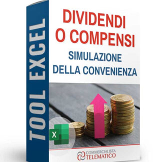 Tool Excel |  Dividendi o compensi: simulazione della convenienza