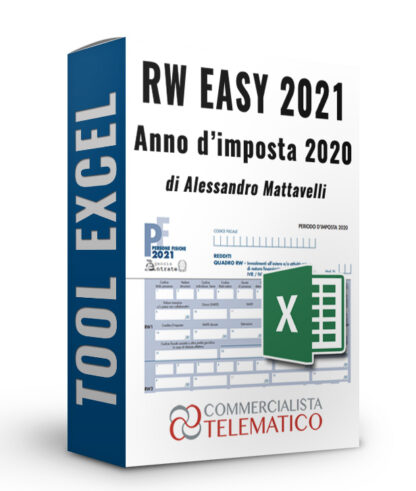 Tool Excel | RW EASY 2021 (anno d’imposta 2020)