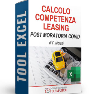 Tool Excel | Calcolo competenza leasing post-moratoria Covid