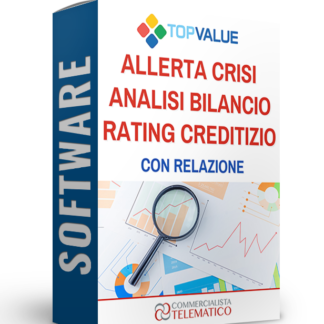 software top value su allerta crisi di impresa, analisi di bilancio aziendale e rating creditizio
