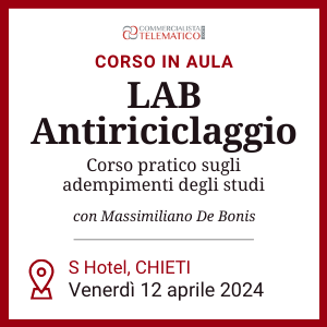 corso laboratorio adempimenti antiriciclaggio a chieti il 12 04 2024